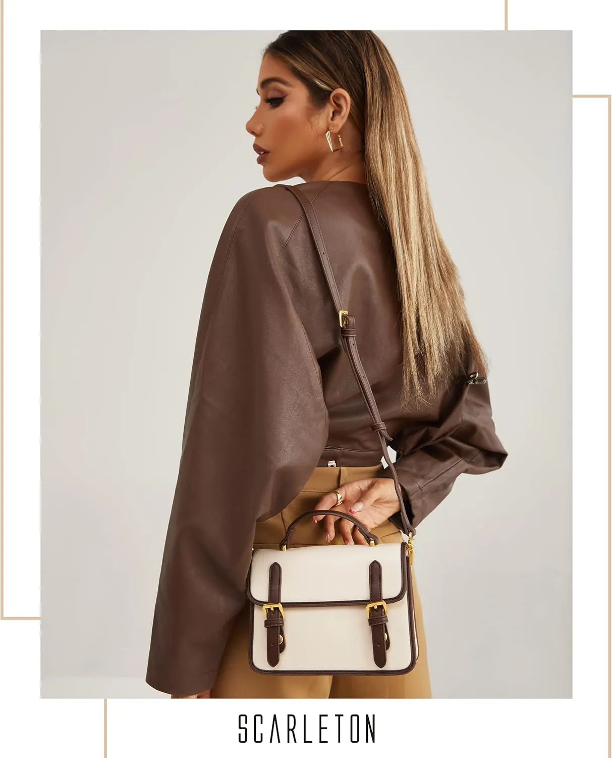 Scarleton Mini Top Handle Satchel, Crossbody Shoulder Bag, H2077