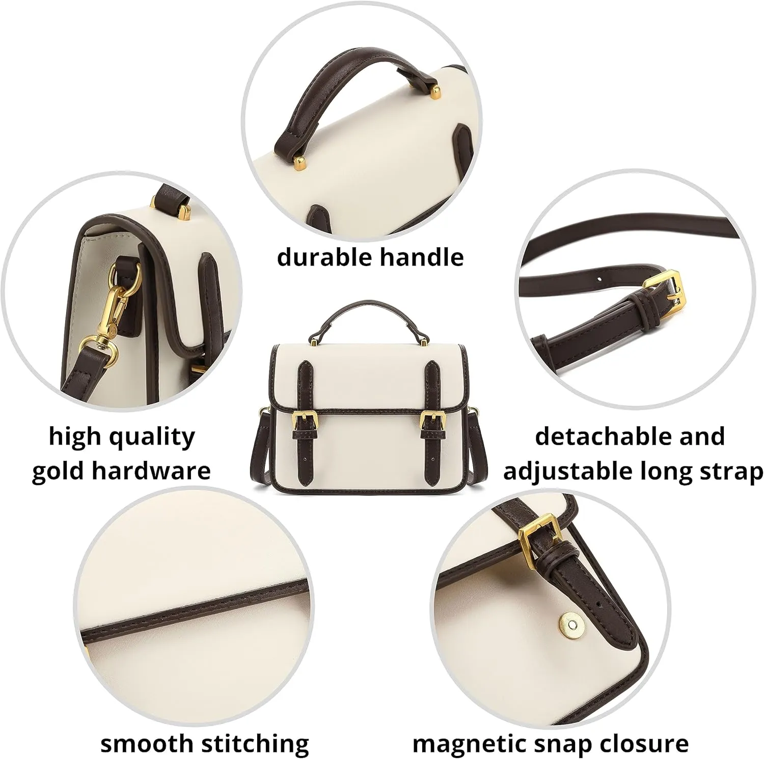 Scarleton Mini Top Handle Satchel, Crossbody Shoulder Bag, H2077