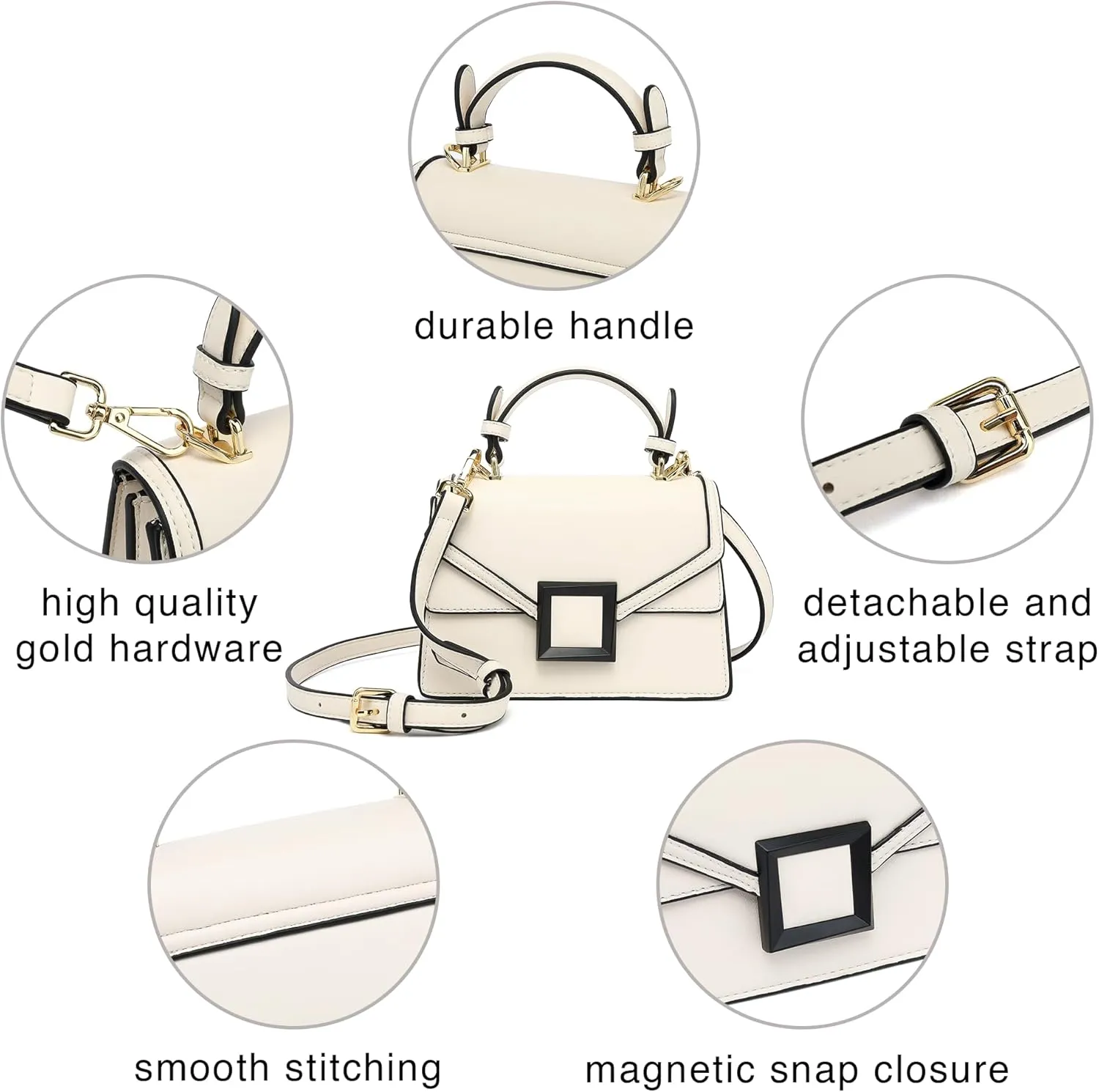 Scarleton Mini Top Handle Satchel, Crossbody Shoulder Bag, H2077