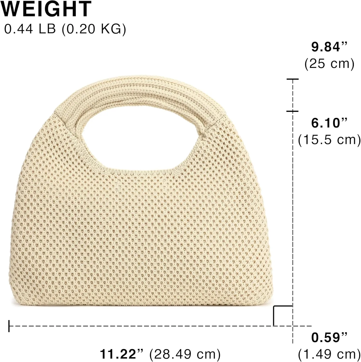 Scarleton Puffer Tote Bag - Shoulder & Travel Handbag for Women, H2139