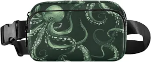 senya Octopus Dancing Fanny Pack Crossbody Bags for Women Belt Bag Running Waist Bag with Adjustable Strap