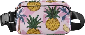 senya Pineapples Pulp Fanny Pack Crossbody Bags for Women Belt Bag Running Waist Bag with Adjustable Strap