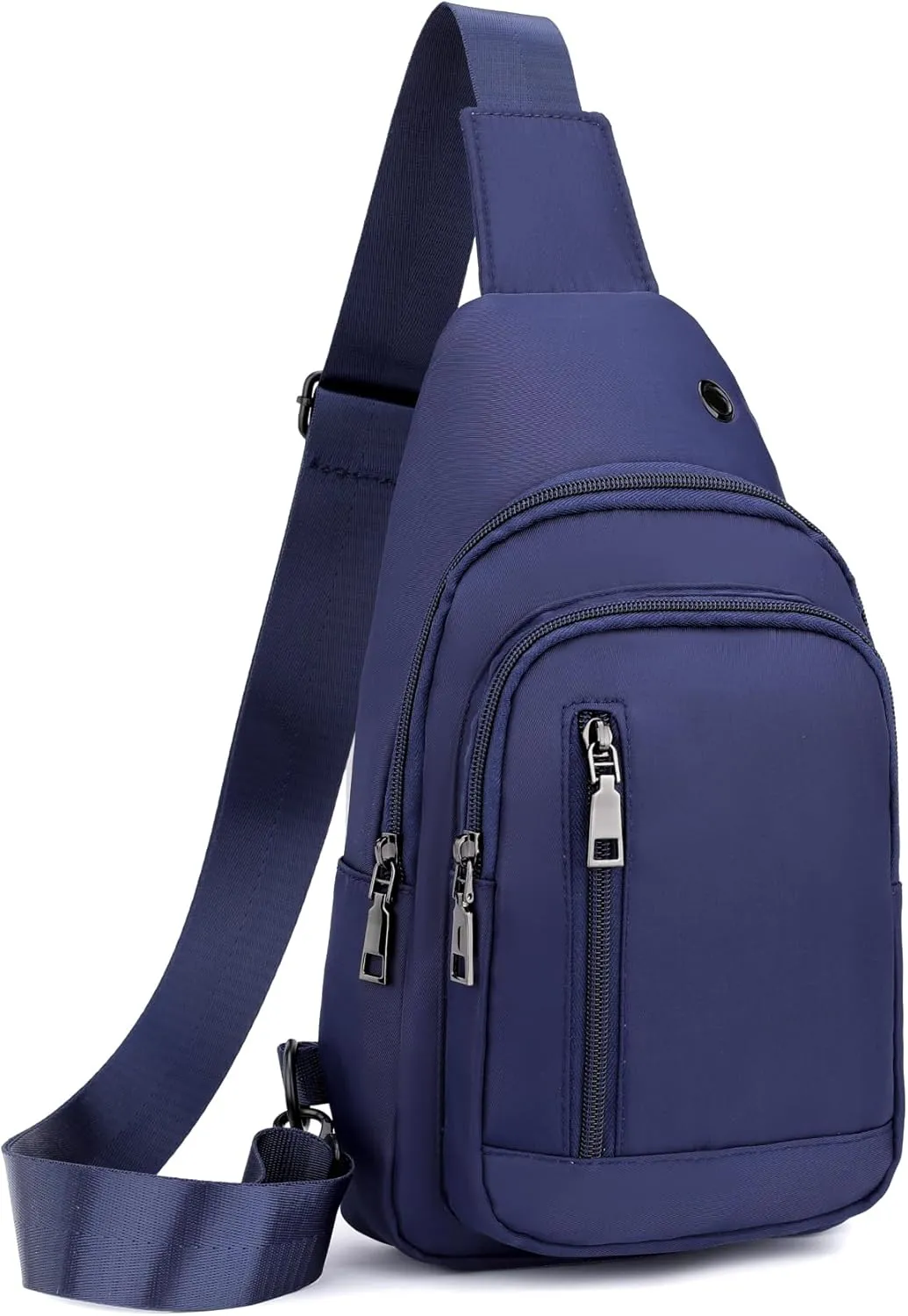 Seoky Rop Sling Bag Crossbody Backpack for Men Women Small Purse Chest Shoulder Bag for Travel Hiking Daypack Blue