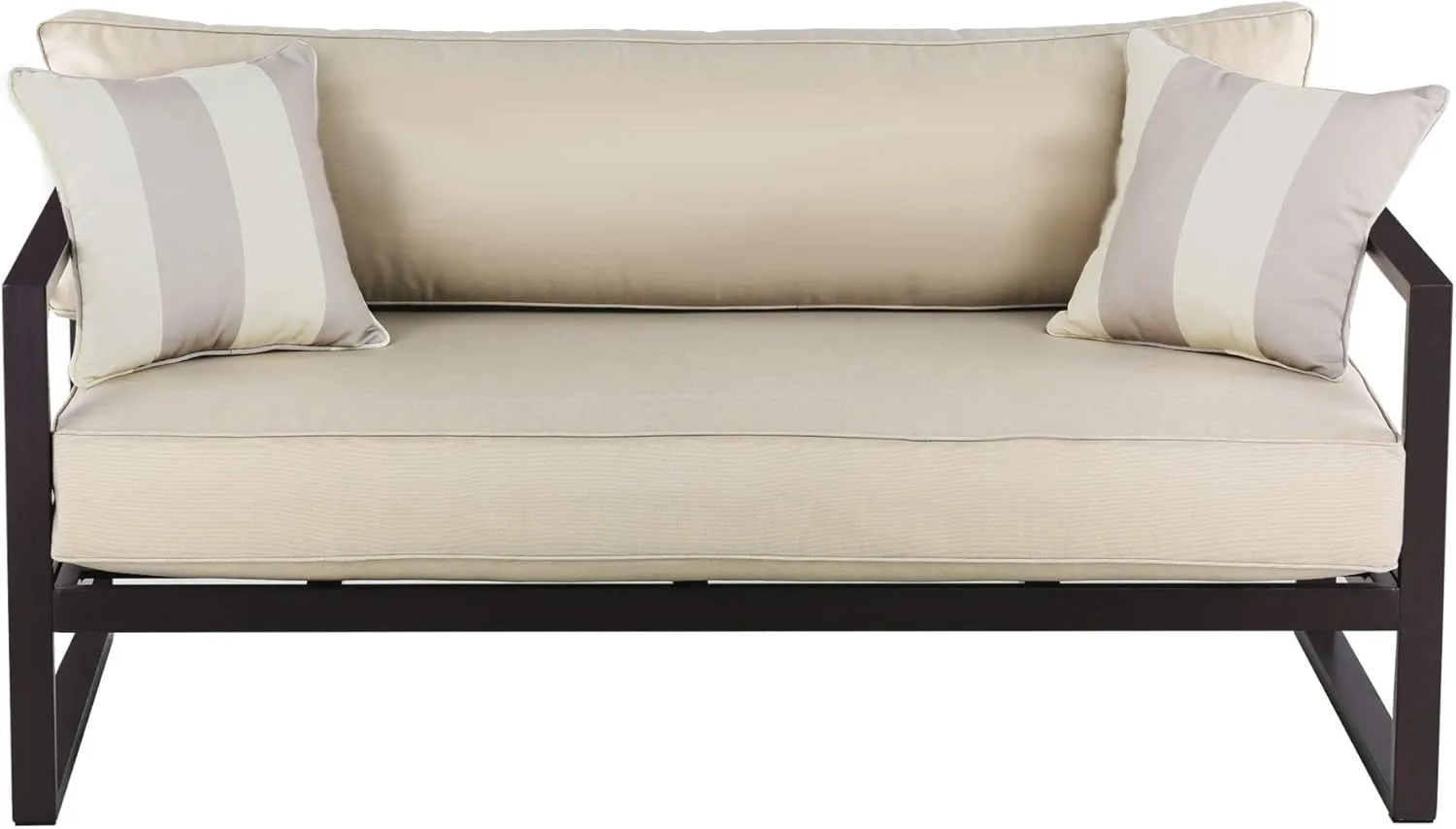 Serta Modern Outdoor Patio Furniture Collection with Bronze Metal Frame Finish, Sofa