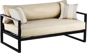 Serta Modern Outdoor Patio Furniture Collection with Bronze Metal Frame Finish, Sofa