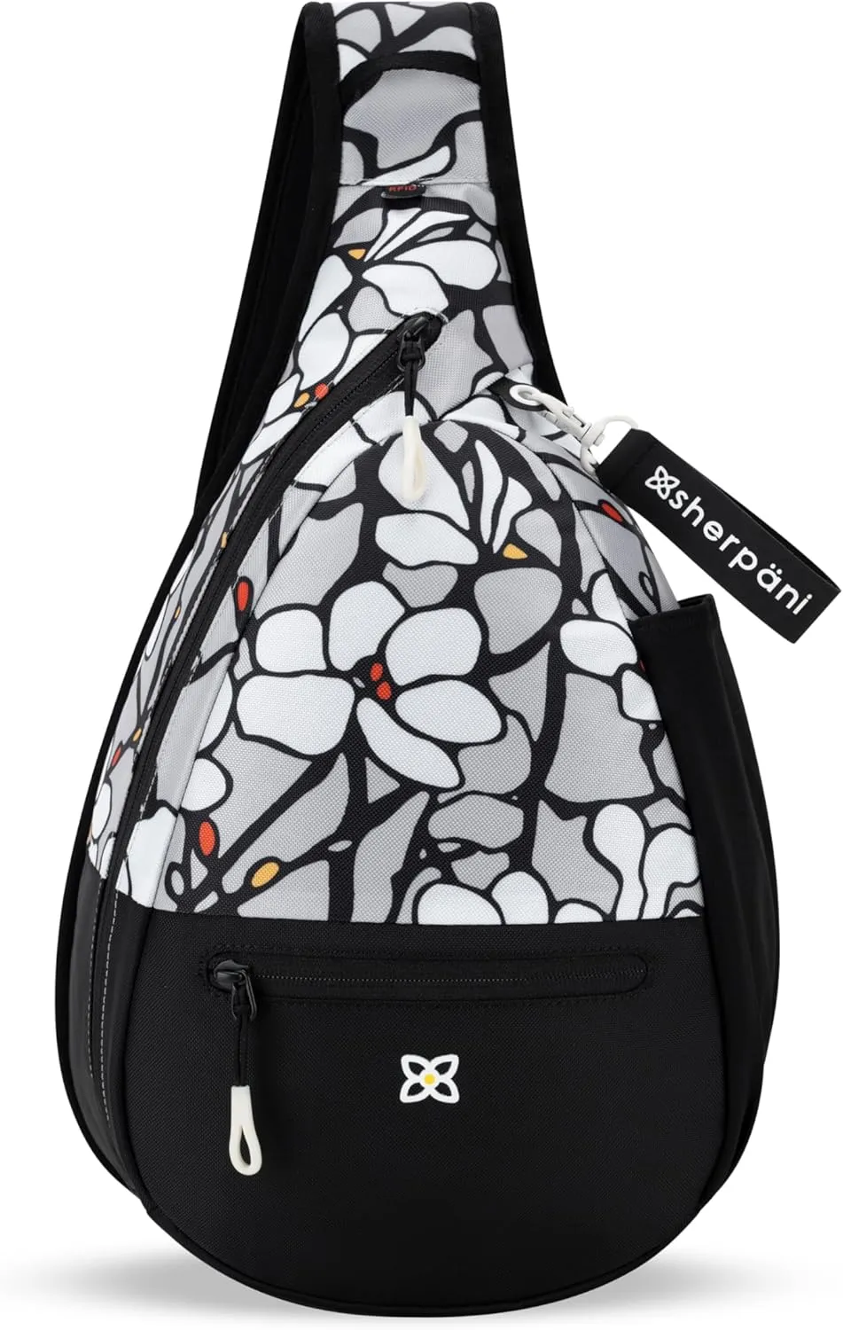 Sherpani Esprit, Sling Backpack, 10L Travel Bag, Women Shoulder Sling Purse, Crossbody Backpack, Travel Gifts, Pickleball Bag, RFID Protection, Fits 10 Inch Tablet (Magnolia)