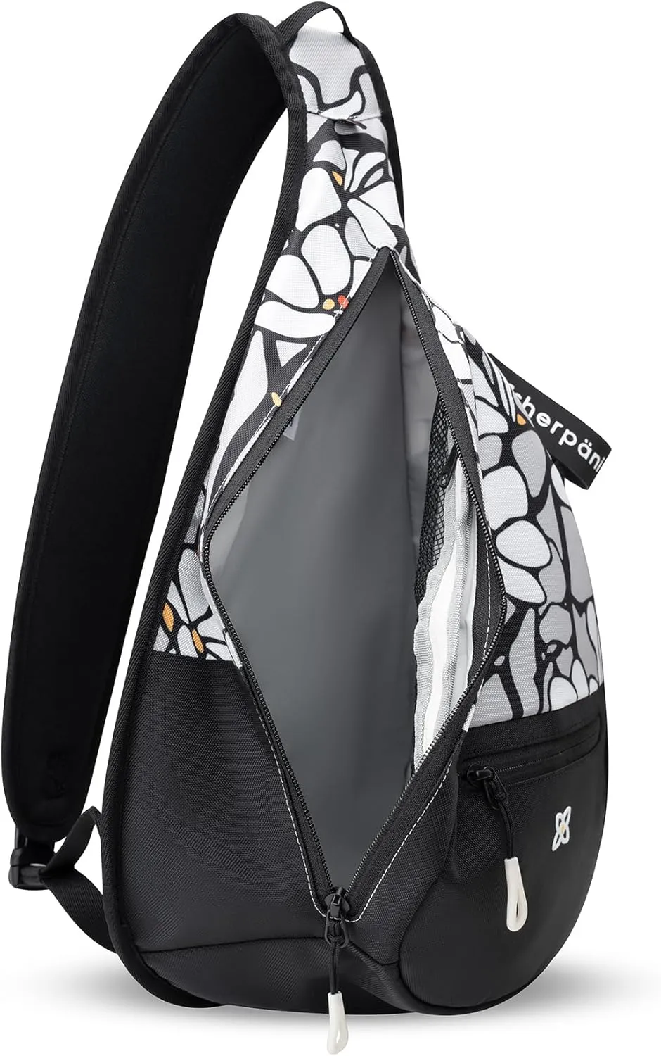 Sherpani Esprit, Sling Backpack, 10L Travel Bag, Women Shoulder Sling Purse, Crossbody Backpack, Travel Gifts, Pickleball Bag, RFID Protection, Fits 10 Inch Tablet (Magnolia)