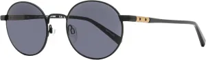 Shinola Round Runwell Sunglasses SH2301SL 001 Matte Black 51mm