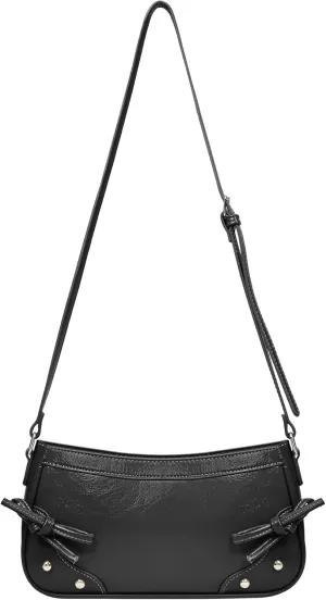 Shoulder Bag for Women,Leather Crescent Crossbody Bags Hobo Handbag Designer Purse with Adjustable Strap