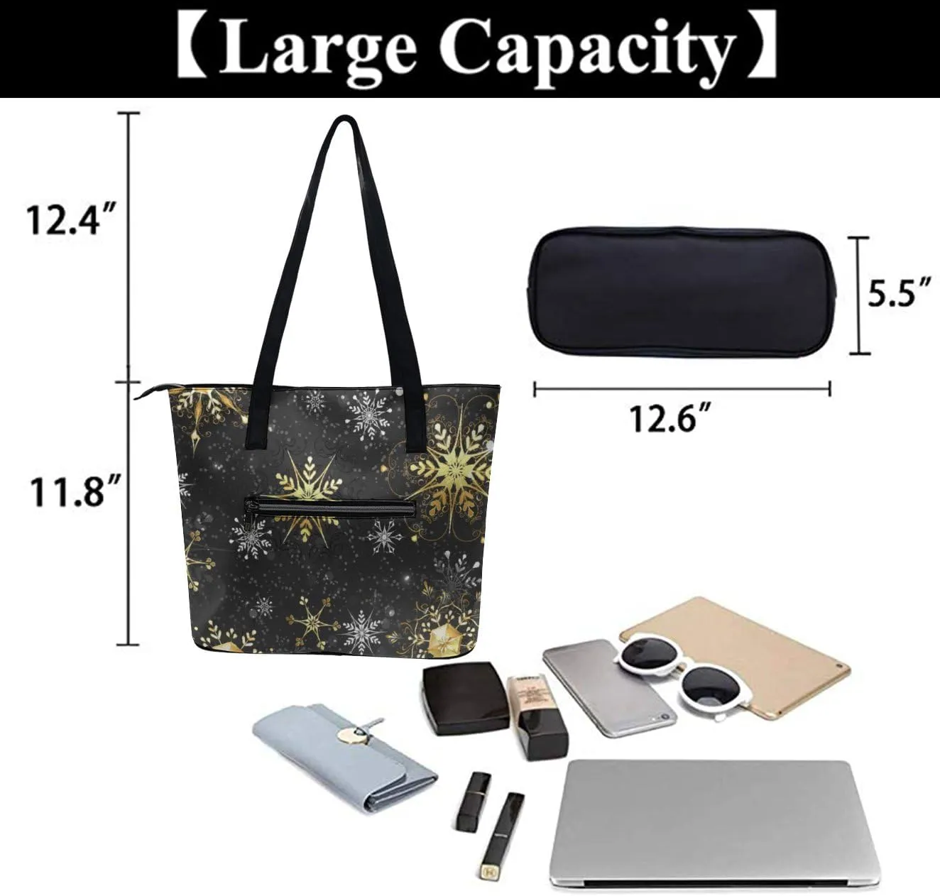 Shoulder Bag Handbags for Women Fashion Tote Bags PU Leather Shoulder Bag Top Handle Satchel Bags Purse