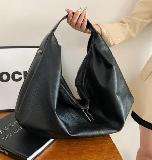 Shoulder Bags for Women Slouchy Leather Purse Stylish Handbags Trendy Hobo Bags Satchel 2024