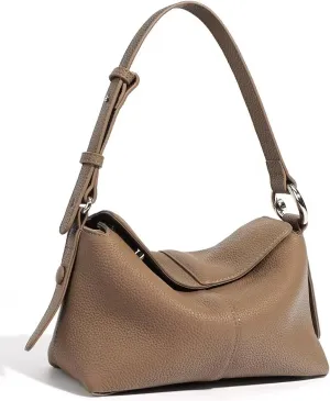 Shoulder Purse, Small Purse Wallet Shoulder Handbag, Casual Chic Crossbody Bag for Women, Made from Premium Genuine Leather