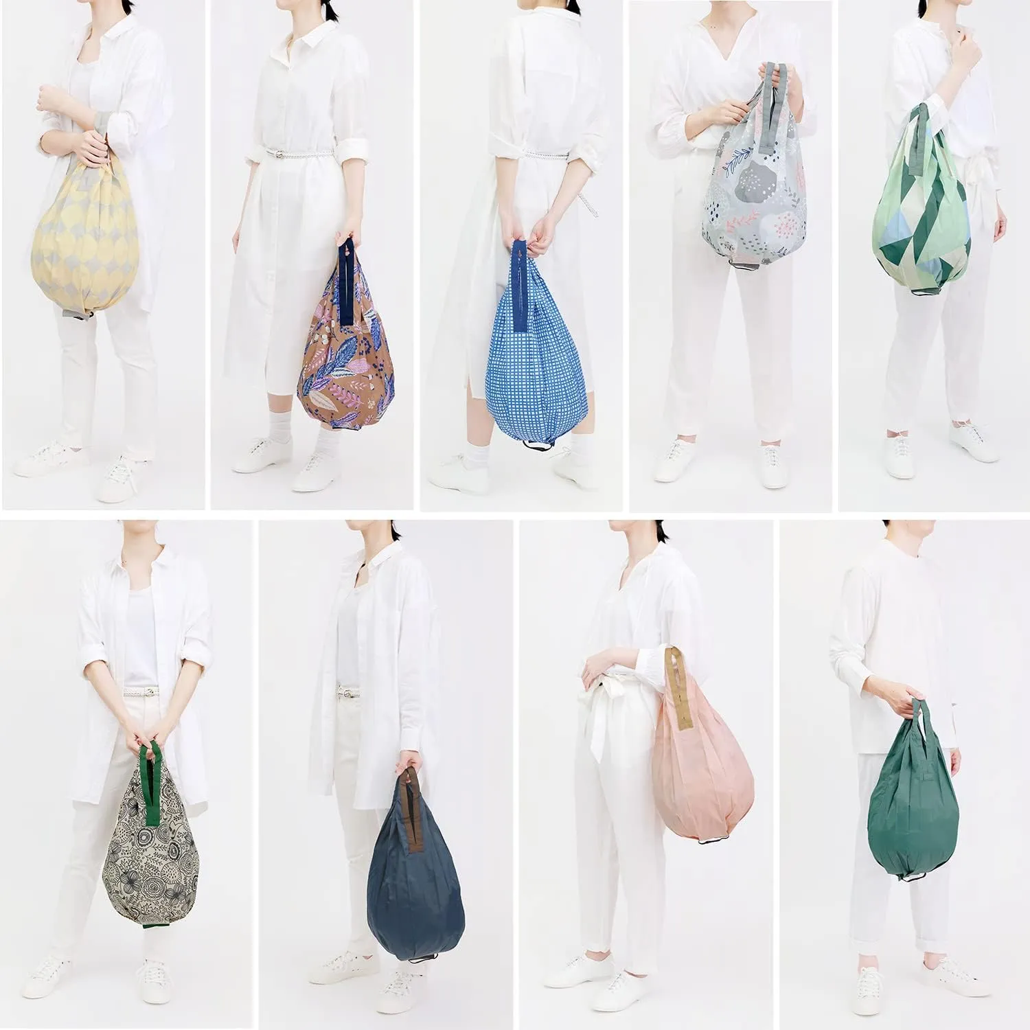 Shupatto Compact Bag, Drop Eco Bag, Vertical Type