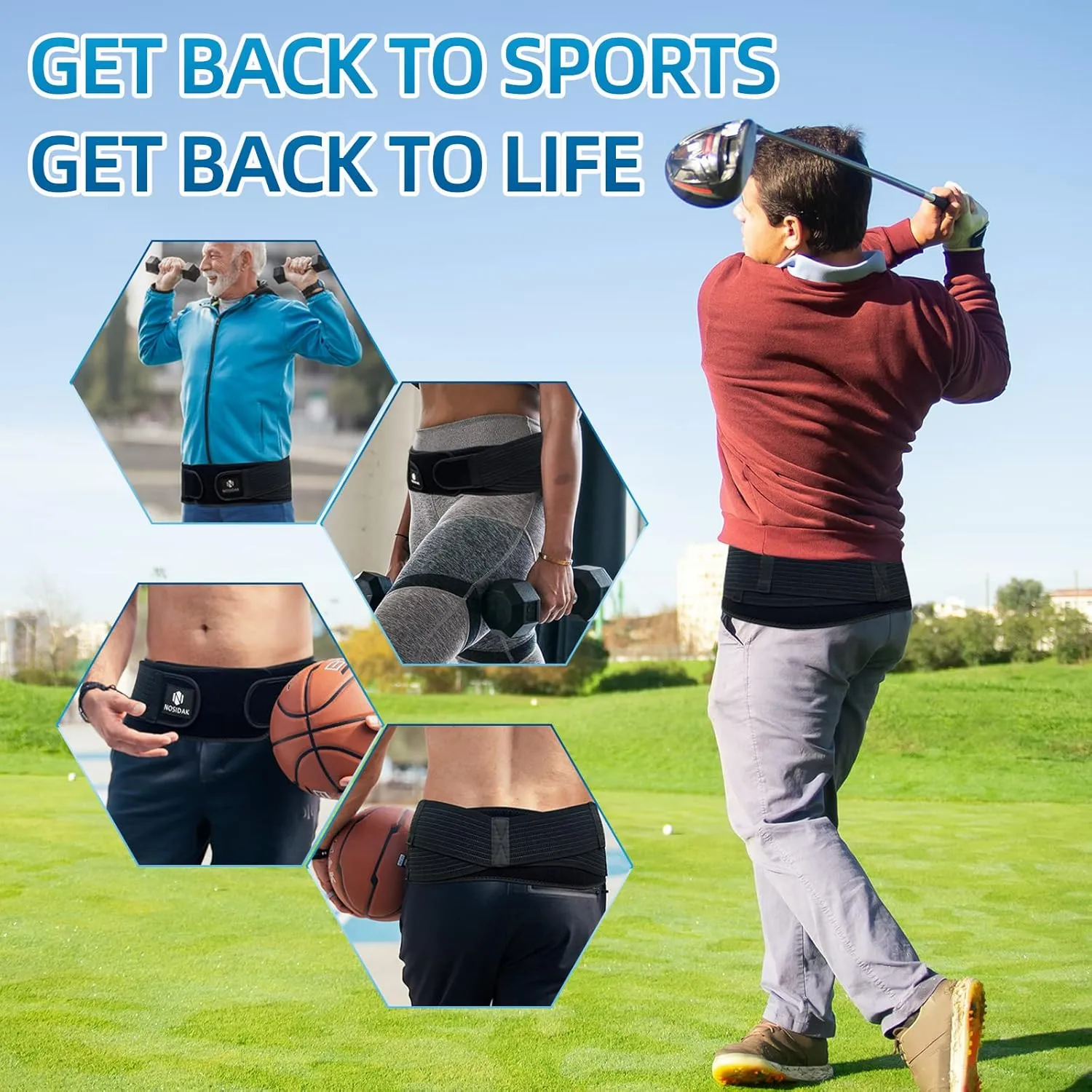 SI Belt - Sacroiliac Belt for Women and Men, SI Joint Pain Relief, Pelvis Support, Sciatic Nerve Brace, Lower Back Lumbar Hip Brace for Sciatic Pain Relief, Adjustable Pregnancy Support Band