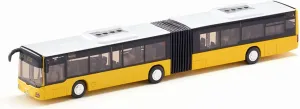 Siku 3736, Articulated Bus, 1:50, Metal/Plastic, Yellow, Rubber Tyres, Functional Doors