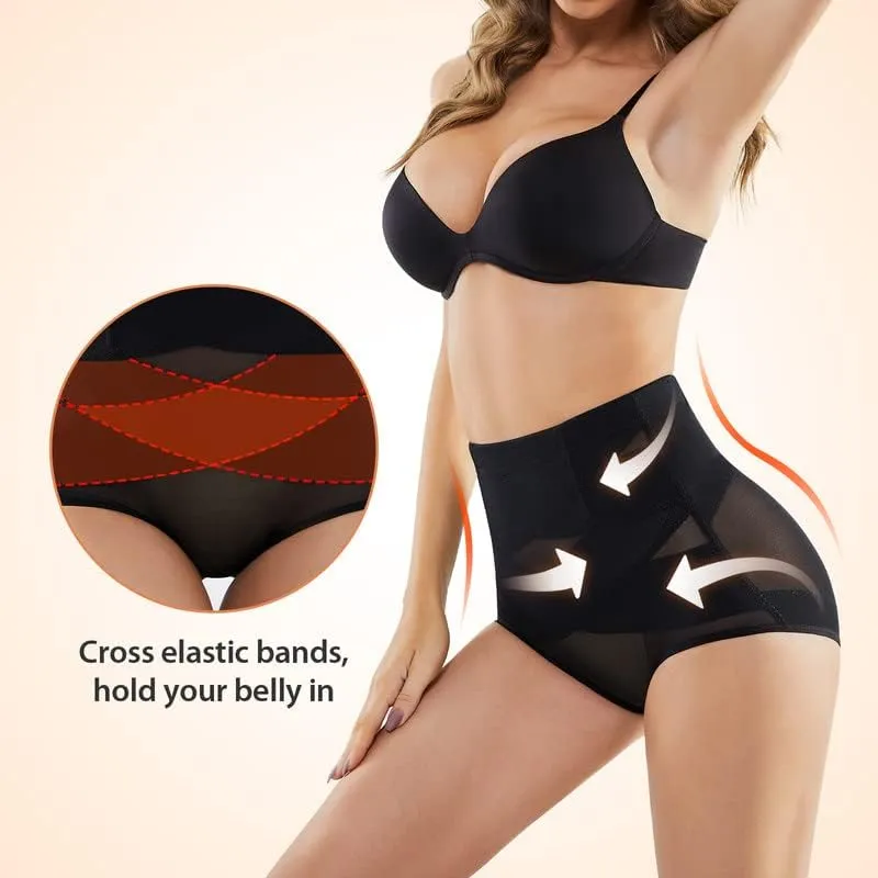 SIMIYA Tummy Control Shapewear for Women High Waisted Shapewear Panty Firm Control Soft Comfy Body Shaper for Women