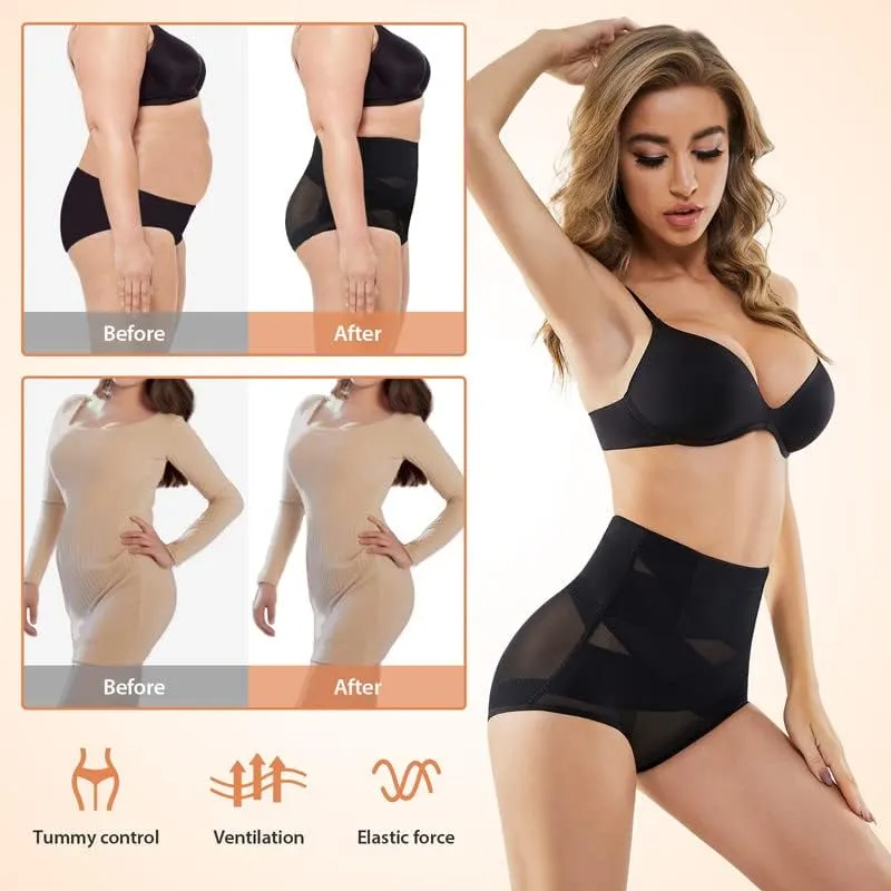 SIMIYA Tummy Control Shapewear for Women High Waisted Shapewear Panty Firm Control Soft Comfy Body Shaper for Women