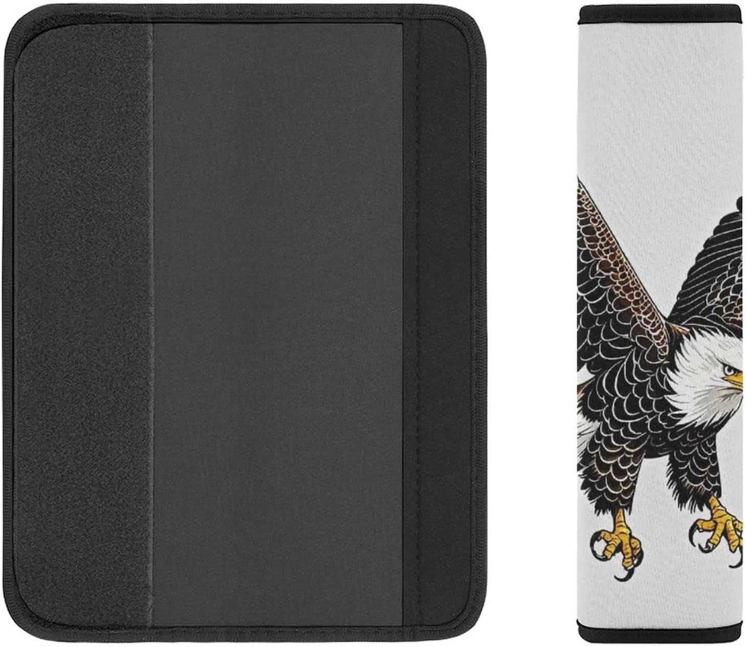 Sketch of Bald Eagle Diving Auto Seat Belt Cover 2PCS Universal Car Seat Belt Shoulder Protector Pad, Protect Your Shoulders and Neck for Car Seat Belt, Shoulder Bag, Backpack