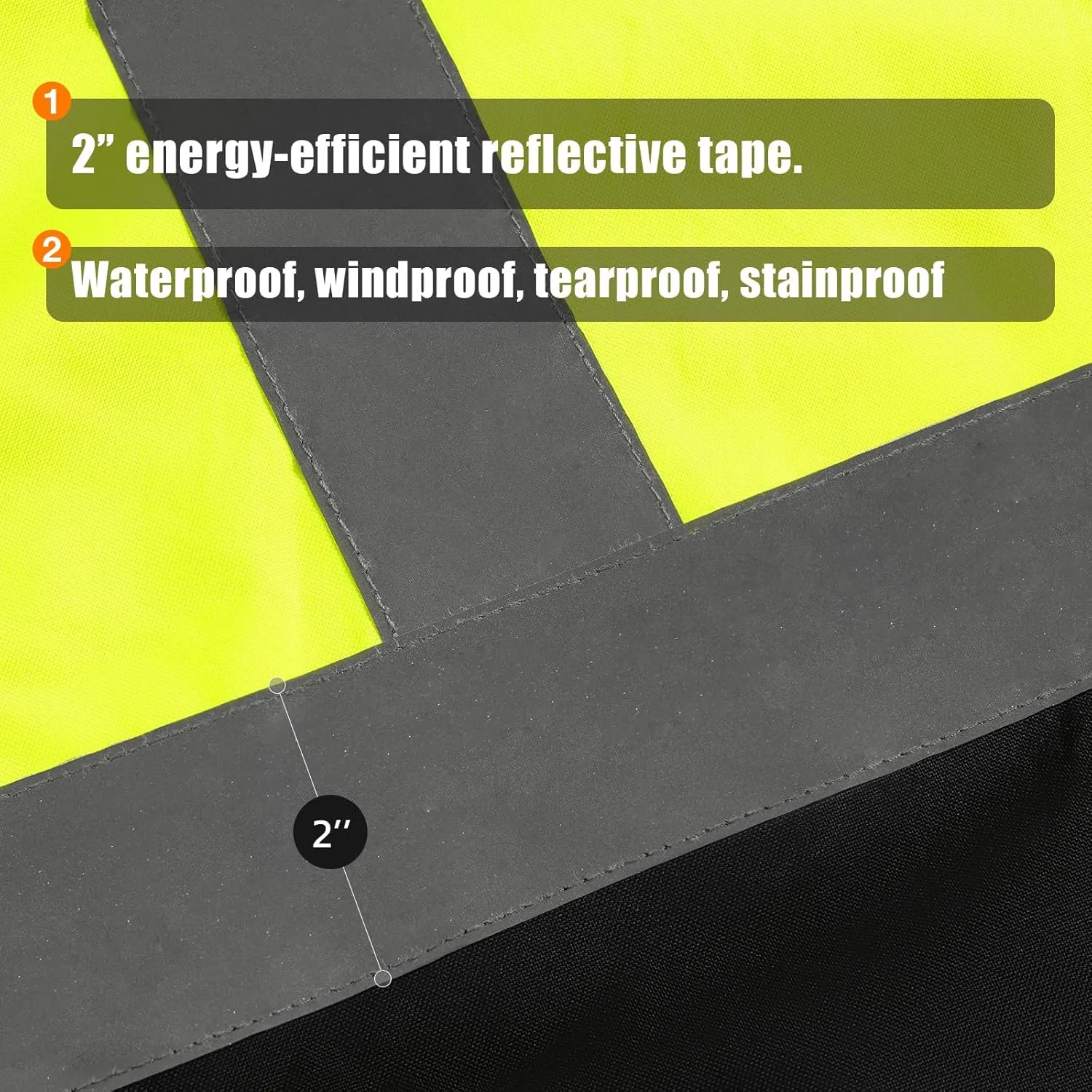 SKSAFETY 3-in-1 High Visibility Winter Bomber Jackets Zip Out Fleece Liner Reflective Safety Coats for men Waterproof ANSI/ISEA Class 3(Lime L)