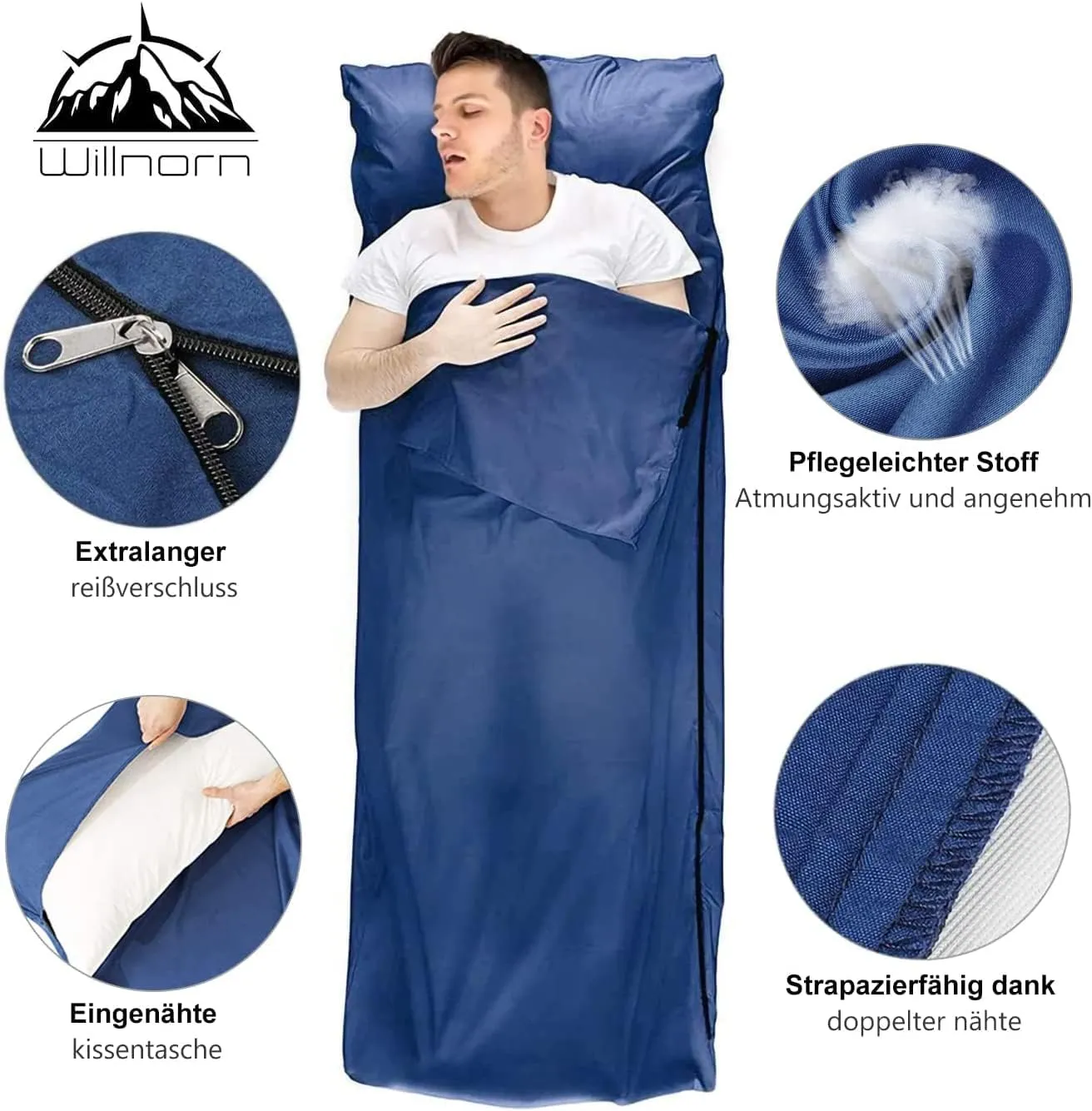 Sleeping Bag Liner,Travel Sheets & Adult Sleep Sack & Self Tan Sleep Sack for Backpacking,Hotel, Hostels, Lightweight Single Camping Sleep Pod