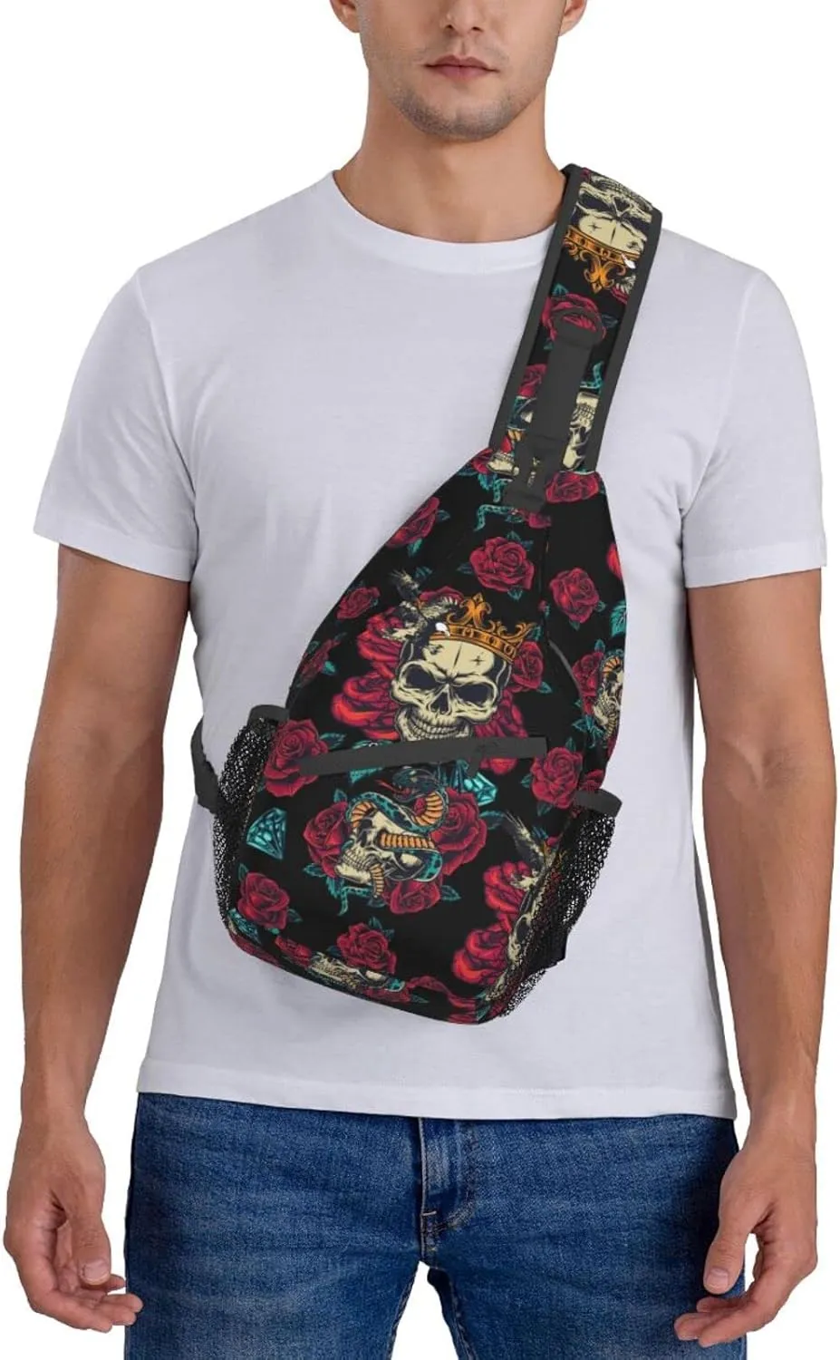 Sling Backpack For Men Hiking Daypack Crossbody Shoulder Bag Travel Chest Pack
