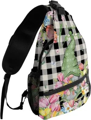 Sling Bag Crossbody Bag for Women Men Waterproof Hiking Backpack Lightweight Chest Shoulder Bag Daypack for Travel