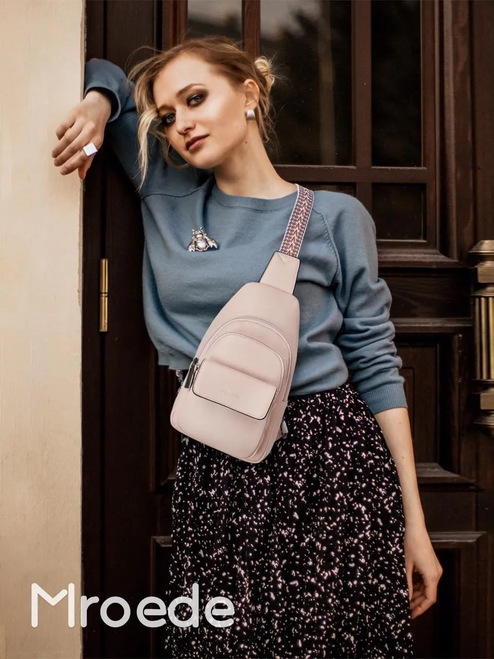 Sling Bag Crossbody Bags for Women Cross Body Fanny Packs Chest Sling Purses for Travel Shopping Leisure Sport