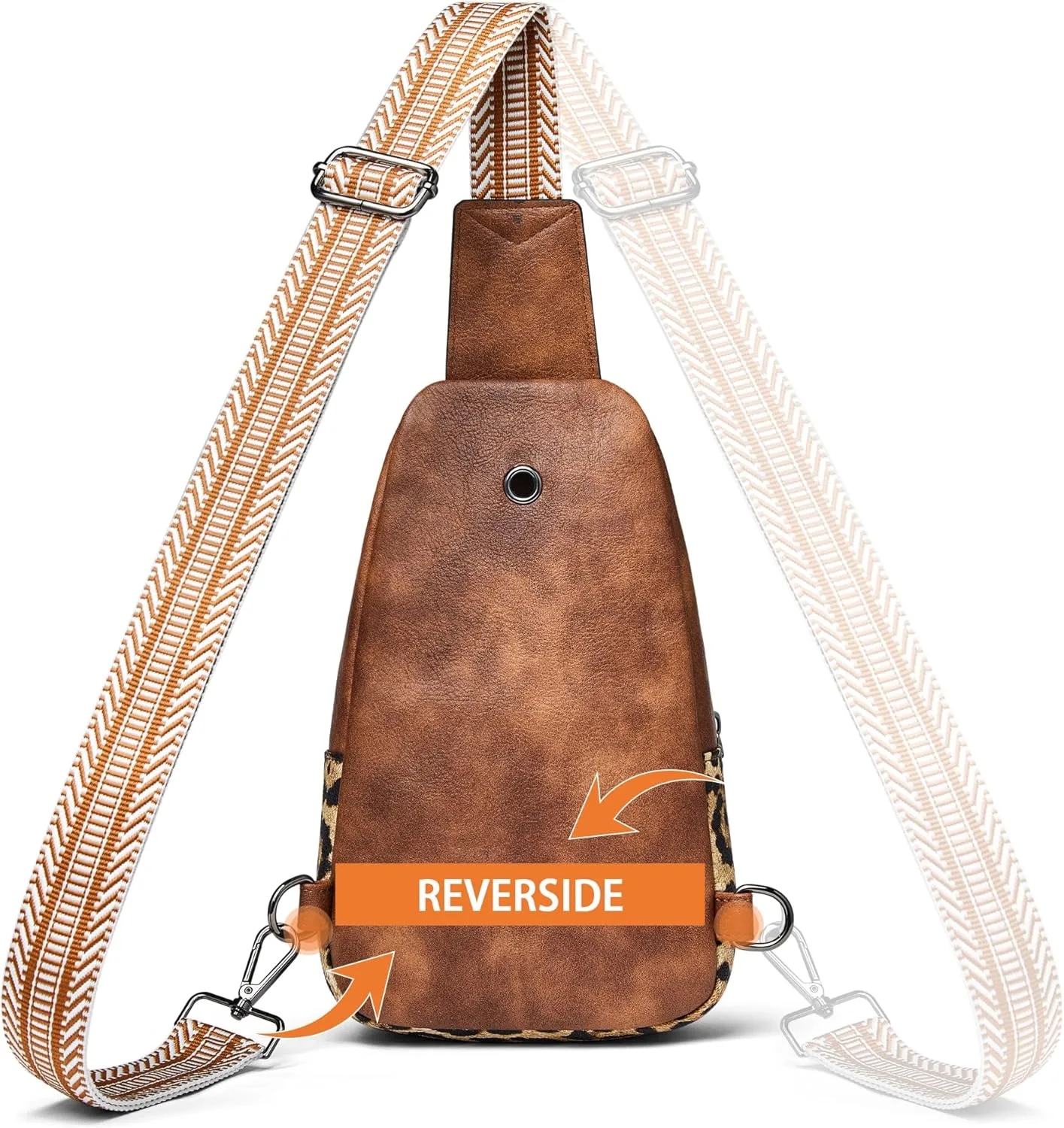 Sling Bag Crossbody Bags for Women Fanny Packs Purse Backpack Casual Daypacks for Travel Work Shopping