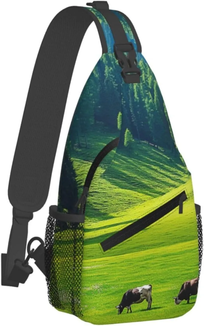 Sling Bag Custom Bag Personalized Crossbody Bags for Men Women Customize Image Logo Text Sling Shoulder Backpack