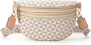 Sling Bag for Women, Crossbody Fanny Pack - Lightweight Chest Bag for Travel, Adjustable Strap & Hidden Pocket