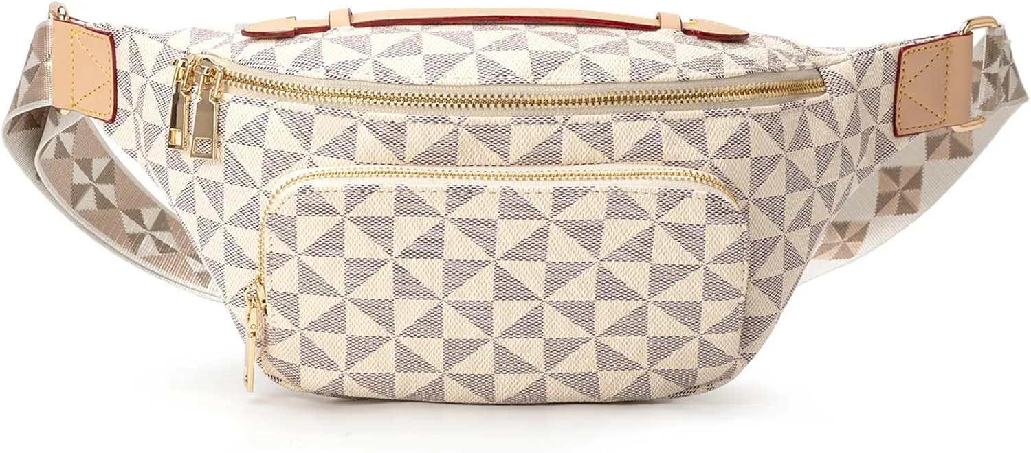 Sling Bag for Women, Crossbody Fanny Pack - Lightweight Chest Bag for Travel, Adjustable Strap & Hidden Pocket