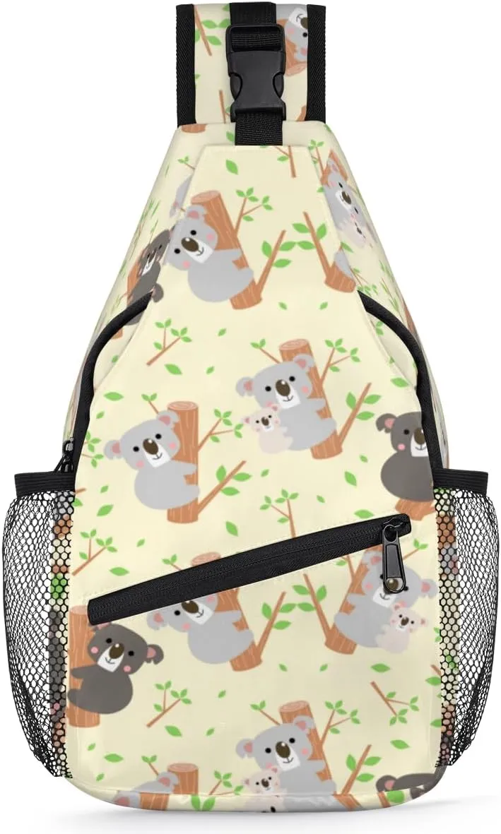 Sling Bag for Women Men Chest Shoulder Backpack Multipurpose Crossbody Bag Lightweight Travel Hiking Daypack