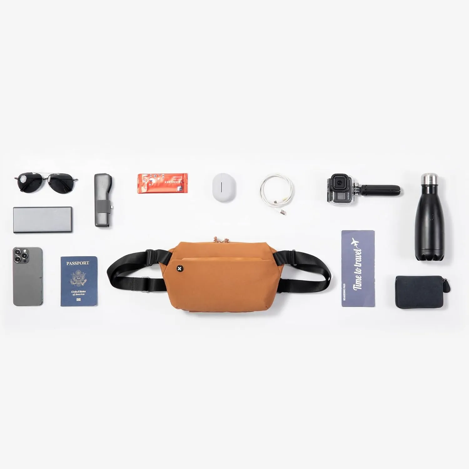 Sling Bag,3.5L Crossbody Sling Bags,Venture Sling with Adjustable Shoulder Strap,Water-resistant Wanderer Sling