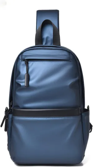 Sling Bag,Chest Bag Shoulder Backpack Waterproof Crossbody Backpack Traveling Hiking Daypack(Blue)