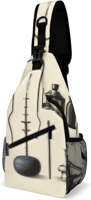 Sling Bags Instruments Crossbody Bag for Women Men Cross Body Bag for Travel Hiking Shopping