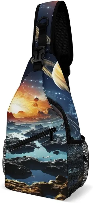 Sling Bags Stars And Gala Chest Bag for Men Women Shoulder Bag for Travel Sport Chest Pack