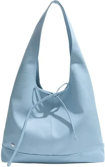 Slouchy Hobo Bags for Women Coquette Bow Purse PU Half Moon Bag Underarm Shoulder Bag Trending Y2k Purses & Handbags