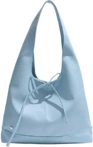 Slouchy Hobo Bags for Women Coquette Bow Purse PU Half Moon Bag Underarm Shoulder Bag Trending Y2k Purses & Handbags