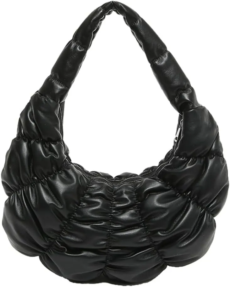 Slouchy Hobo Bags for Women Quilted Shoulder Bags for Women Lightweight Cloud Bag Retro Carryall Bag Handbags 2024