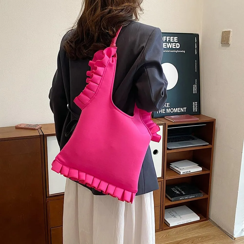 Slouchy Hobo Bags Women Retro Nylon Crossbody Purse Soft Shoulder Bag Cute Satchels Tote Handbags Evening Purse 2024