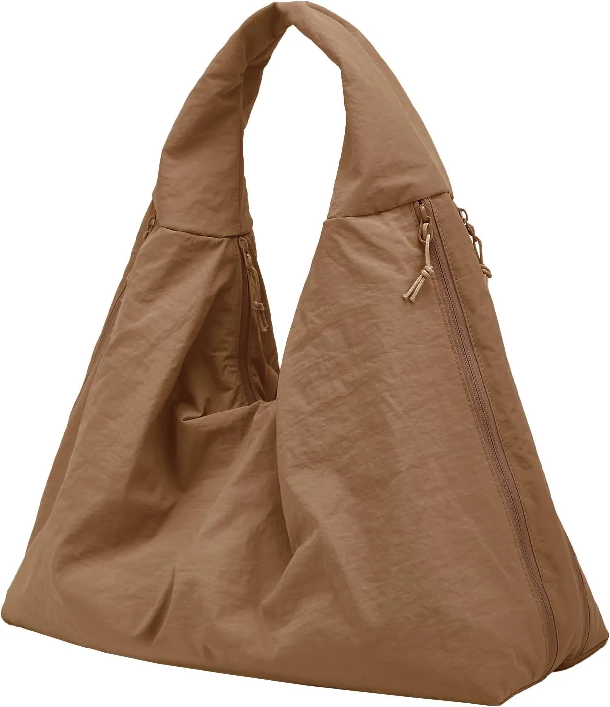Slouchy Nylon Hobo Bags Women Underarm Shoulder Bag Crescent Crossbody Purses Trendy Large Travel Beach Tote Handbag