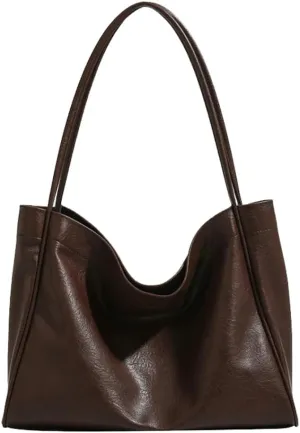 Slouchy Tote Bags for Women Retro Shoulder Bag Casual Hobo Purse Large Travel Bag Gym Bag Purse for Travel Business Work