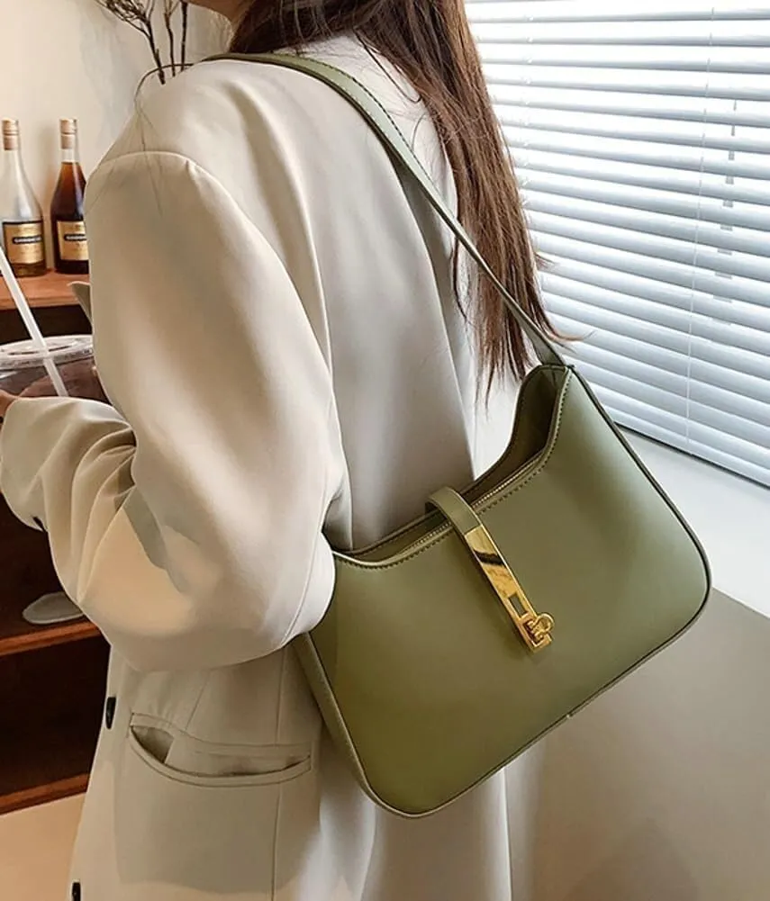 Small 2025 Fashion Hobo Tote Casual Shoulder Vegan Leather Top-Handle Satchel Handbag Purse for Women's Daily Style