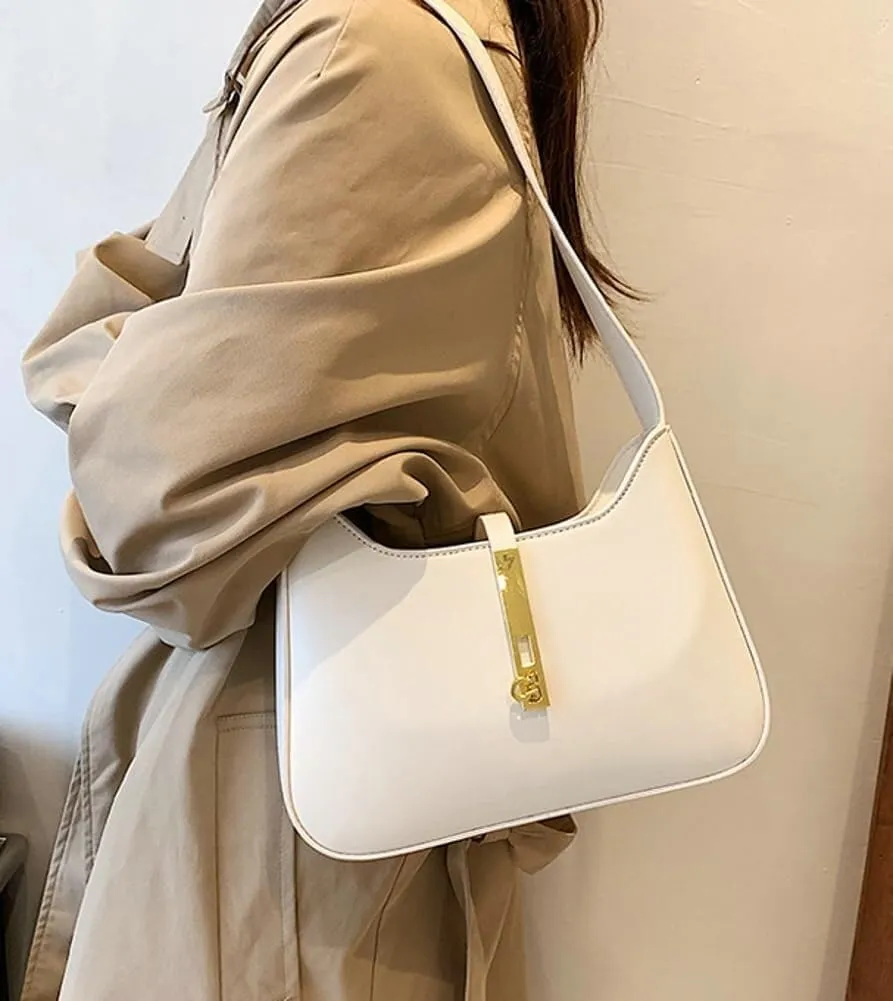 Small 2025 Fashion Hobo Tote Casual Shoulder Vegan Leather Top-Handle Satchel Handbag Purse for Women's Daily Style
