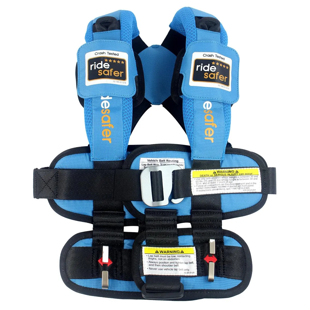 Small Blue, Lightweight, Compact, Portable Car Seat - Perfect for Travel and Everyday Child Safety