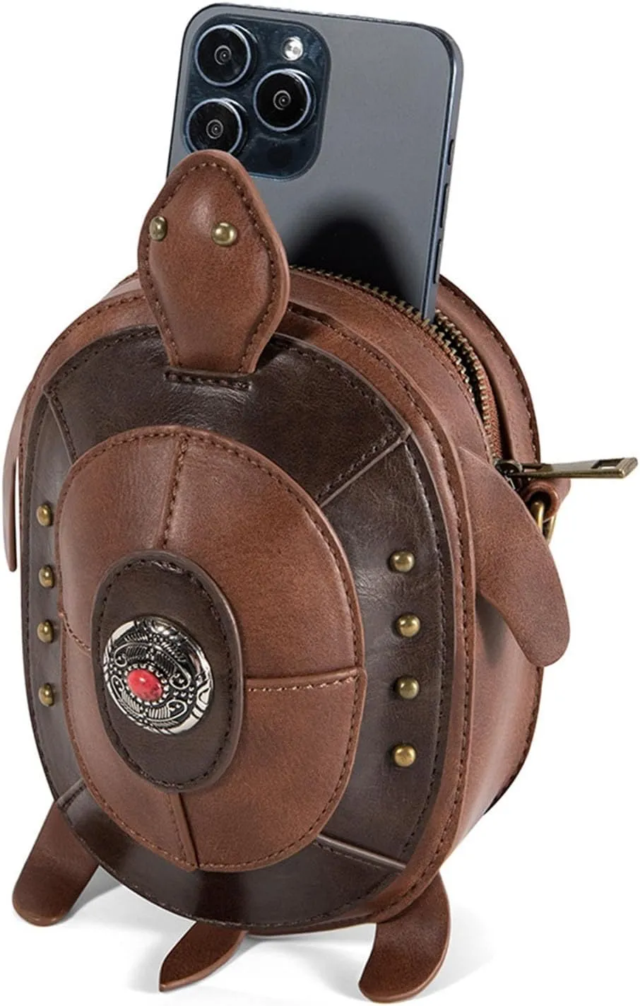 Small Crossbody Bag Phone Shoulder Purse Cute Owl Handbag Retro Renaissance Festival Accessory Gothic Waist Bag Belt Pouch