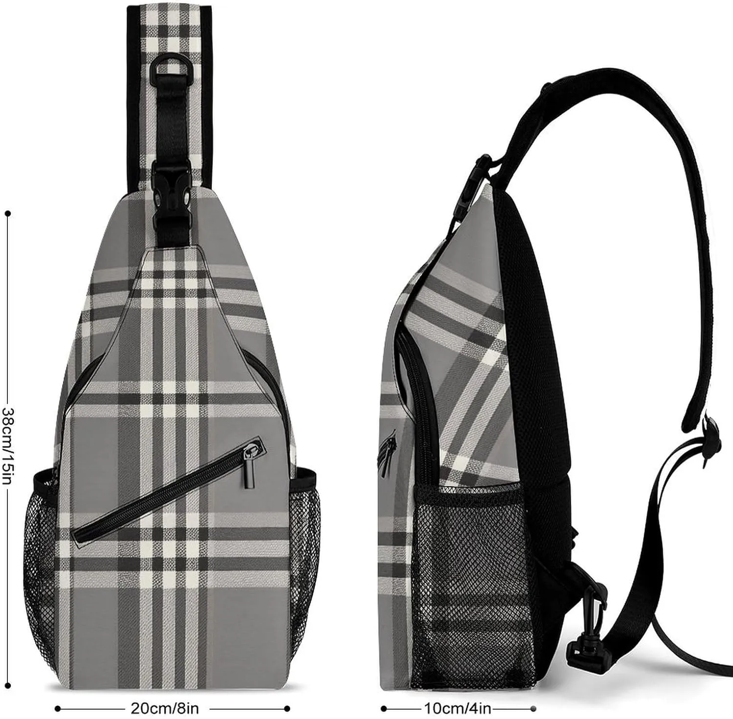Small Crossbody Sling Backpack Dark And Light Colors Chest Bags for Traveling Chest Fashion Shoulder Bag