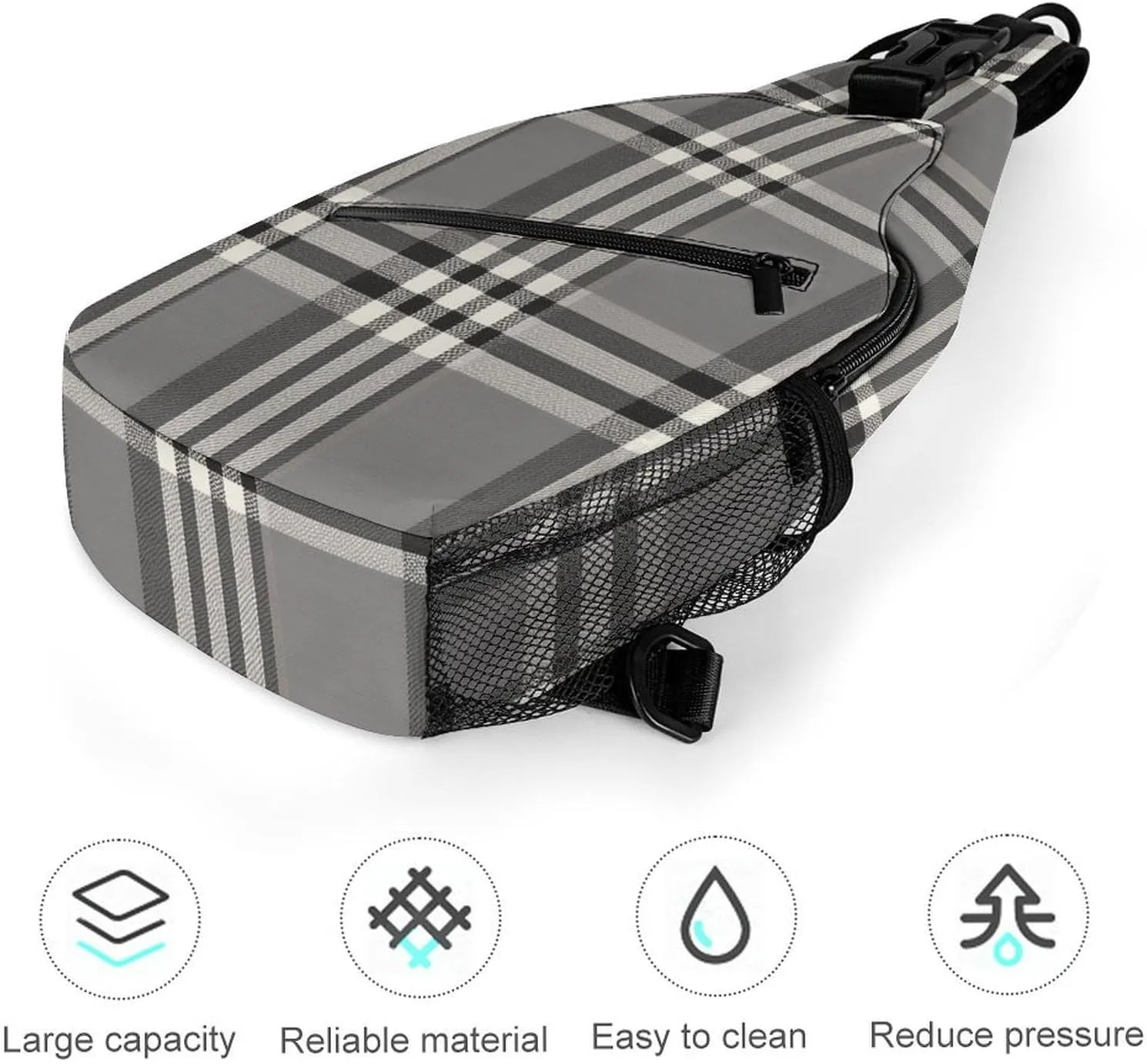 Small Crossbody Sling Backpack Dark And Light Colors Chest Bags for Traveling Chest Fashion Shoulder Bag