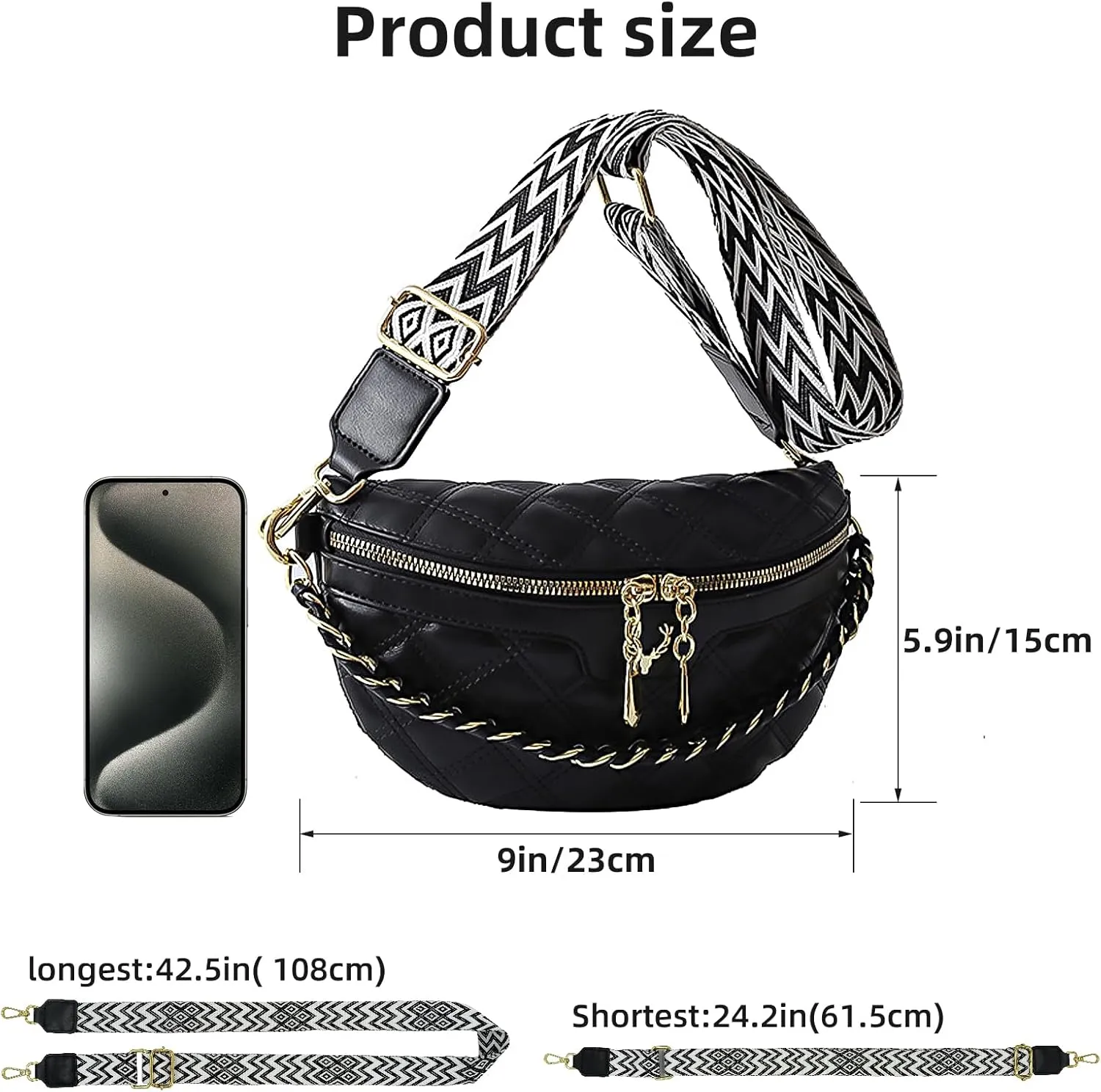 Small Crossbody Sling Bag for Women Luxury Faux Leather Shoulder Bag With with Adjustable Strap