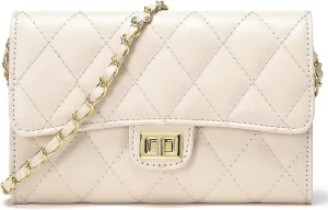 Small Quilted Crossbody Bags for Women Trendy Ladies Shoulder Bag Satchel HandBag Mini Purse Women